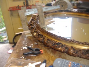 carved frame repair